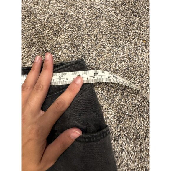 Hollister Ultra High Rise Dad Jean Black Size 31x31 EUC - Picture 4 of 5